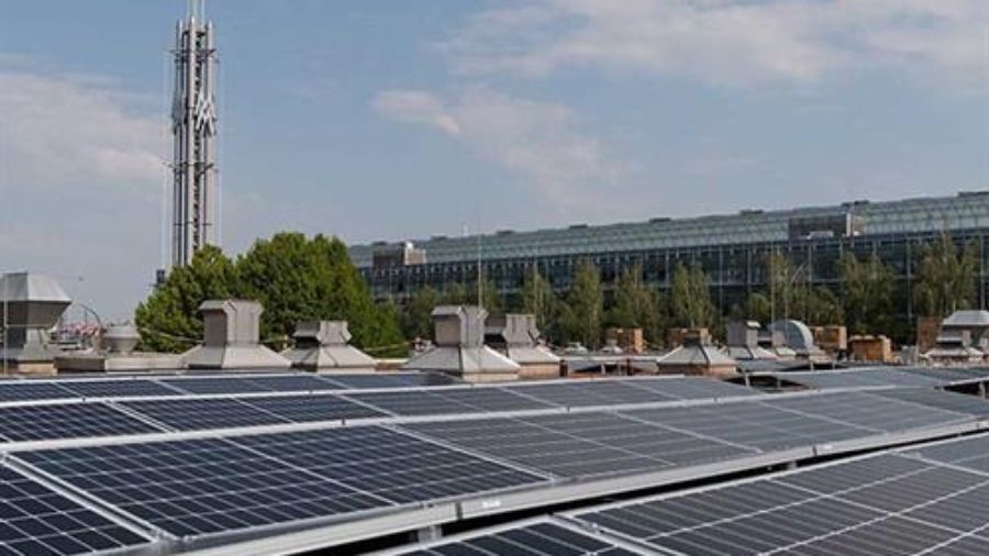 Leipziger Messe: Photovoltaik am Netz