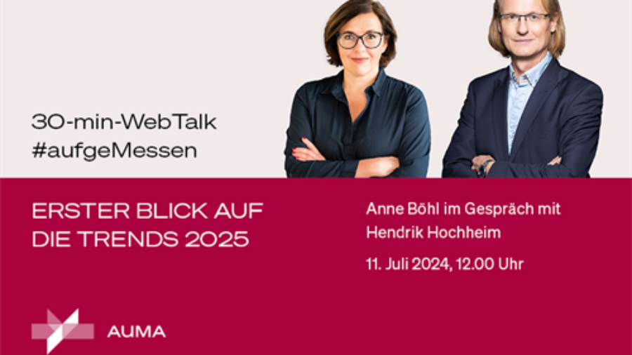 11. Juli: AUMA-WebTalk #aufgeMessen